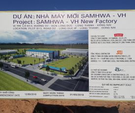 Cung cấp gạch cho công trình Samhwa - Gạch Không Nung Thảo Trang - Công Ty TNHH Thương Mại Dịch Vụ Vận Tải Thảo Trang